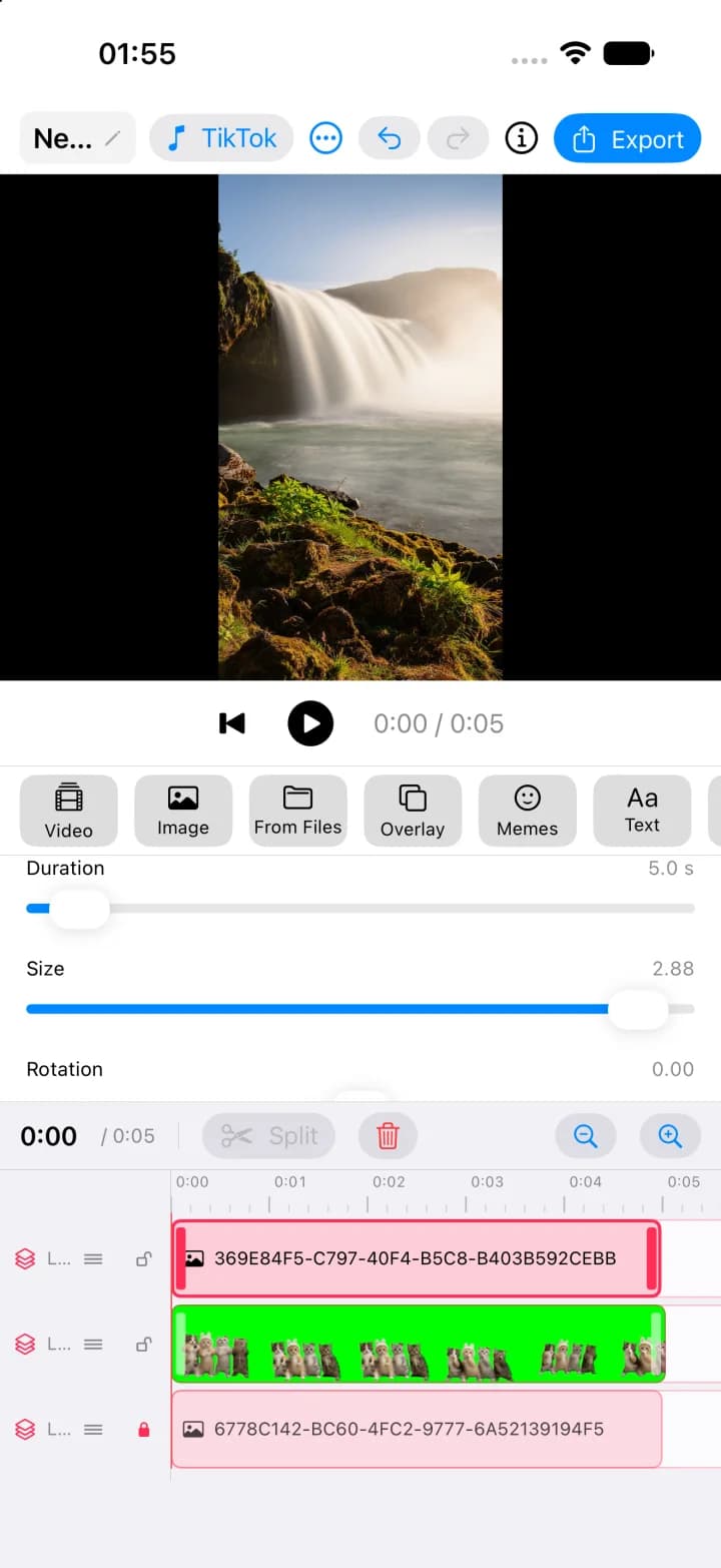 The same iPhone project in light appearance